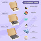 Eupako 18 Pack Small Shipping Boxes Assorted Sizes, Cardboard Boxes - Image 3