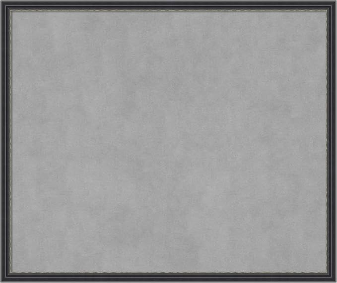Amanti Art Black Framed Magnetic Board 21x25 Medium Vision Board by AmantiArt