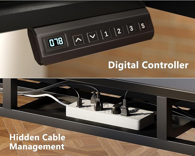 OffiGo L Shaped Electric Standing Desk - Image 8