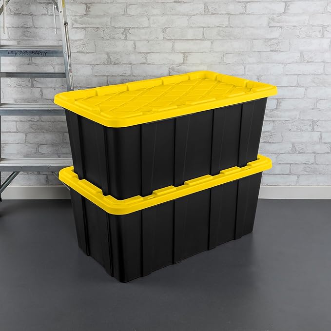Sterilite 16-Pack Industrial Tote, Plastic Storage Container Bins - Image 7
