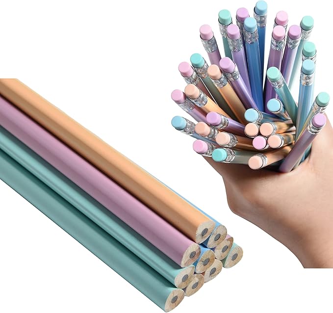 Jsehchya 50PCS Triangular Grip Wooden cased Pencils - Image 9