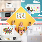 4 Pack White Magnetic Board, 17.5" x 11.4" Magnet Bulletin Board to Display - Image 6