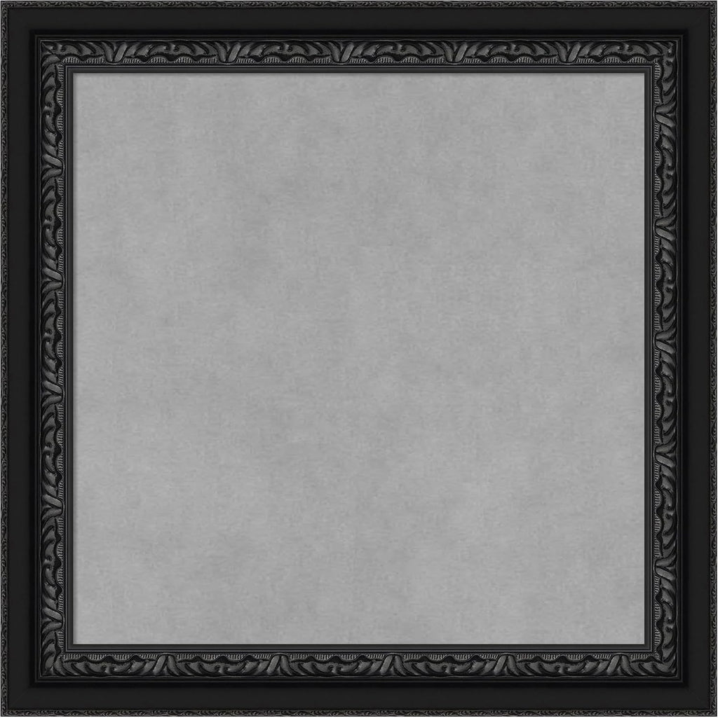 Amanti Art Black Framed Magnetic Board 20x20 Small Vision Board