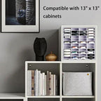 Krafetto 48 Grids Ink Pad Storage Rack, Wall-mountable Stamp Pad Organizer - Image 6