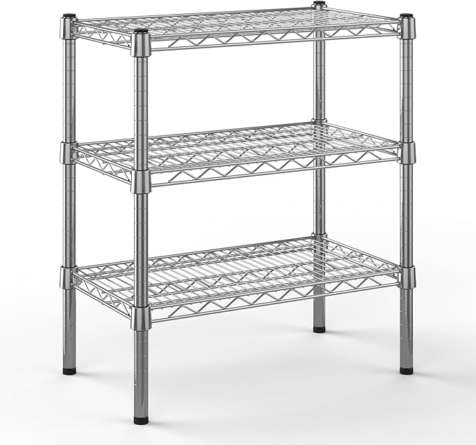 Regal Altair 14" Deep x 24" Wide x 27" Height Wire Shelving Kit | 3-Tier | NSF by Regal+Altair