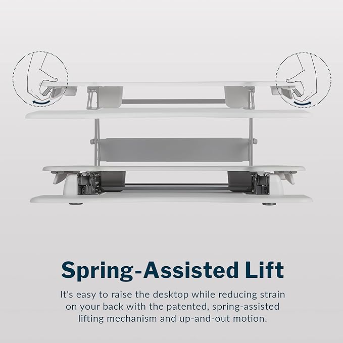Vari Varidesk Pro Plus 36 Standing Desk Converter – 11 Height Settings + Spring - Image 6