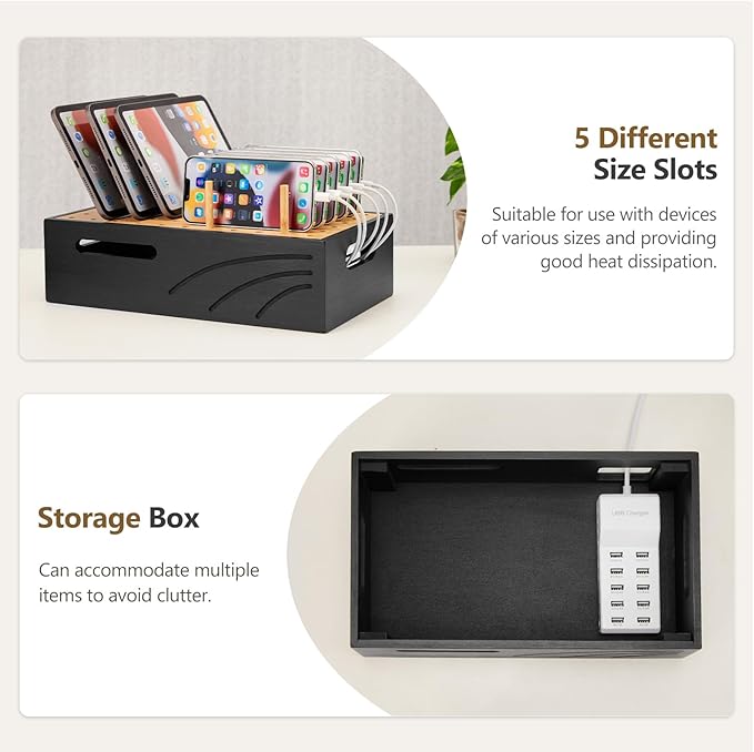 Cozivolife Bamboo Charging Station - Image 4