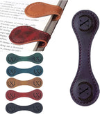 Personalized Magnetic Leather Bookmark, 26 Letters Custom Leather Bookmarks by Artlaza