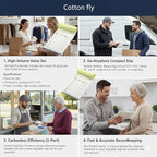 Cotton Fly Sales Order Receipt Book | 3.5" x 5.5" Small Carbonless 2-Part - Image 3