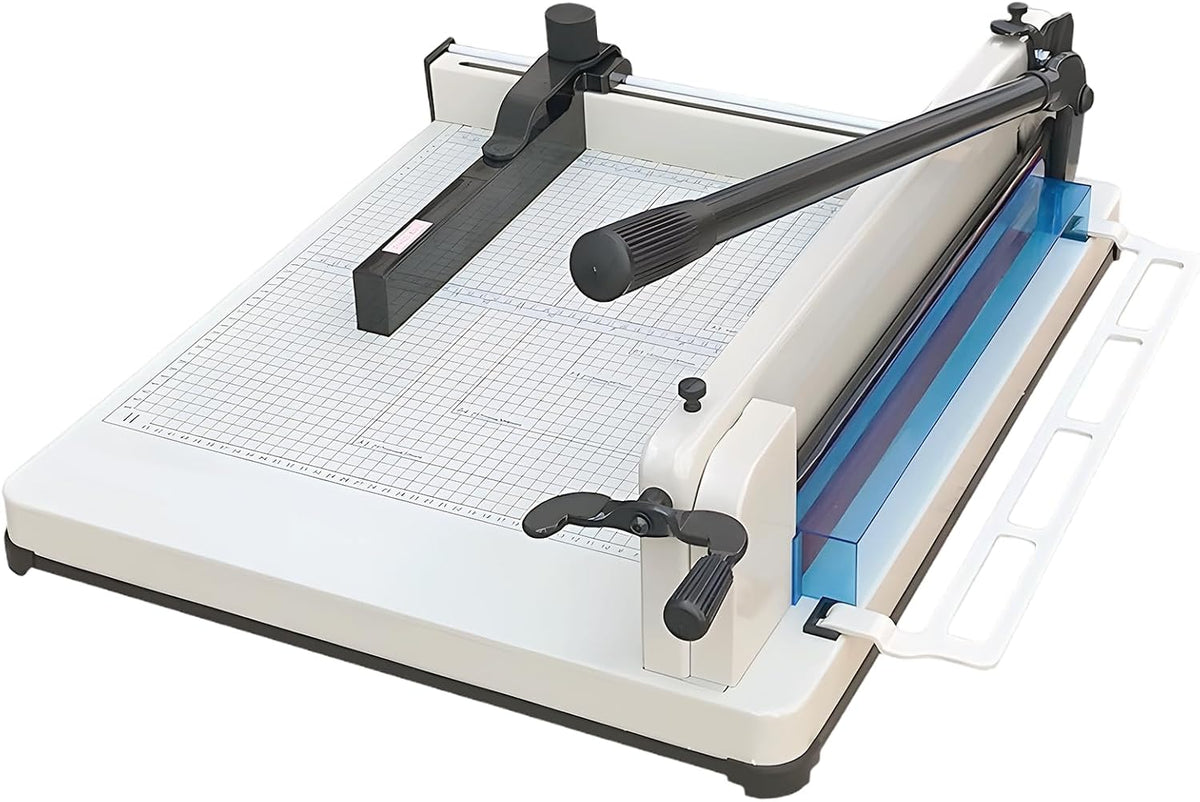 Heavy Duty Paper Cutter 17", Guillotine A3 Paper Cutter, 400 Sheets Capa...