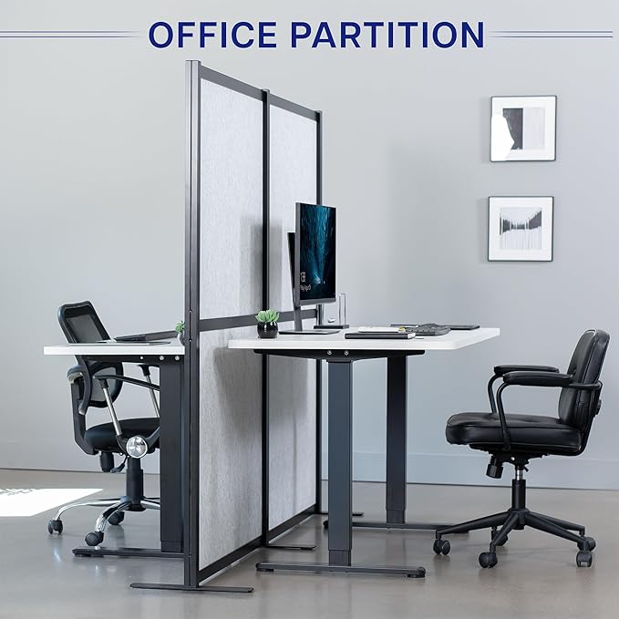 VIVO Modular Wall System, 2 PET Panels, Modern Professional Office Cubicle - Image 4