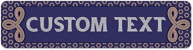 Custom Sign, Custom Street Sign, 11 Font Colors, 13 Font Styles, 4 Hole Options by MySignCenter