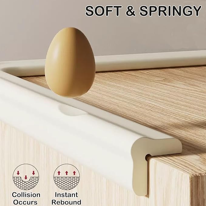 Baby Proof Corners and Edges Protector 10ft Edge+4 Corner Guard, Fireplace Baby - Image 4