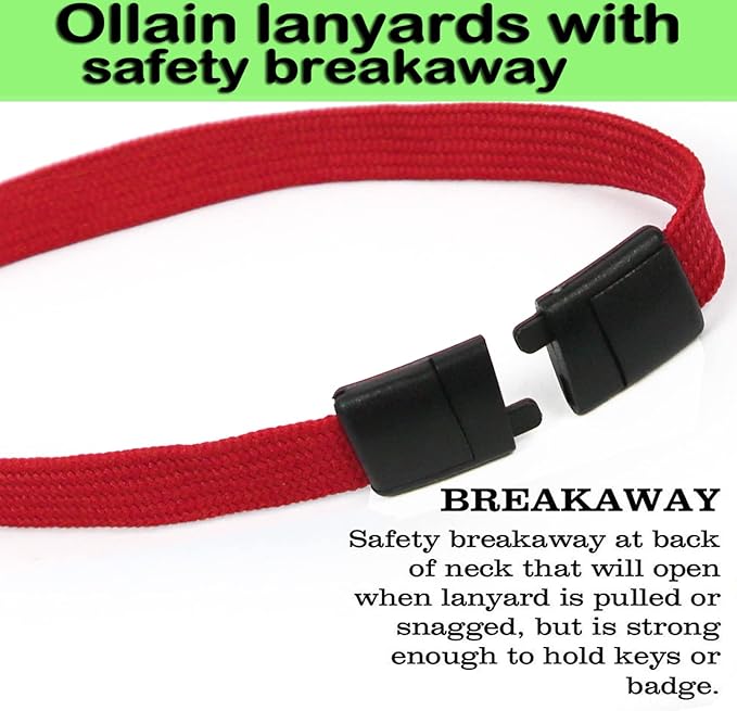 Ollain 25 Pack Breakaway Lanyard - Image 4