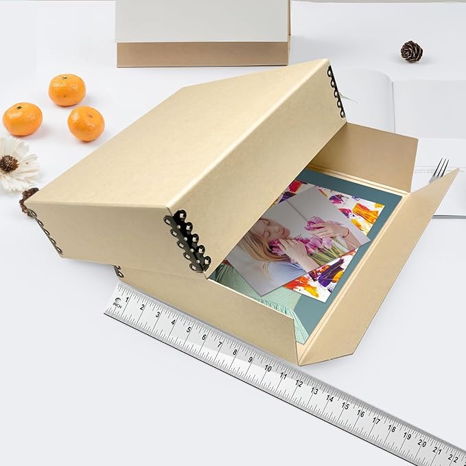 Lineco Museum Archival Storage Box, 11.75x15.25x3 in. Drop Front Design. - Image 3