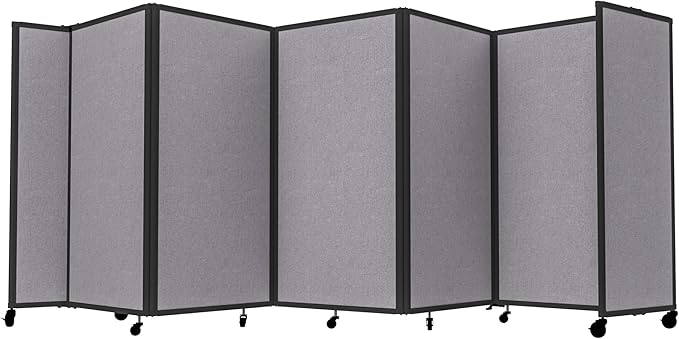 Versare Room Divider 360 Portable Wall Partition | Folding Panels | Large by VERSARE