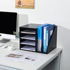 PAG Wood Desktop File Holder Organizer Mail Sorter - Image 6