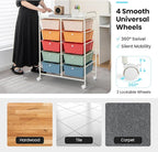 GLACER 10 Drawer Rolling Cart, Storage Cart - Image 6