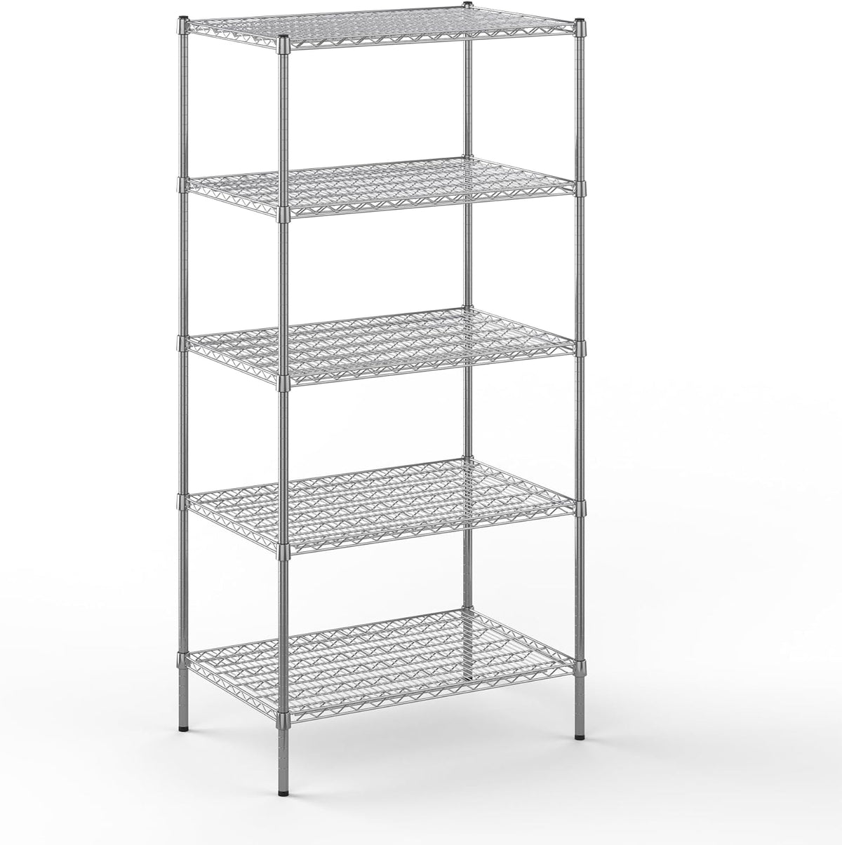 Regal Altair 24" Deep x 36" Wide x 74" Height Wire Shelving Kit | 5-Tier | NSF
