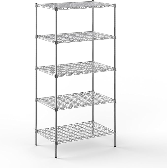 Regal Altair 24" Deep x 36" Wide x 74" Height Wire Shelving Kit | 5-Tier | NSF by Regal+Altair