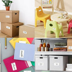 STARLIBOO Colored Labels Stickers 3 x 2 Inch, Removable Rectangle Moving Labels - Image 5