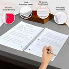 Rosmonde Spiral Notebook, 12 Pack, 1 Subject, College Ruled, 70 Sheets - Image 2