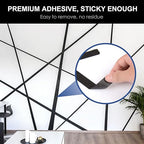KIWIHUB Black Painters Tape, DIY Crafting, Decoration and School Projects - Image 3