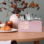Exqcom Pink Christian Makeup Brush Holder, Daughter of the King Bible Verses - Image 4