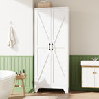 letaya 75" h metal storage cabinet with 2, view 9