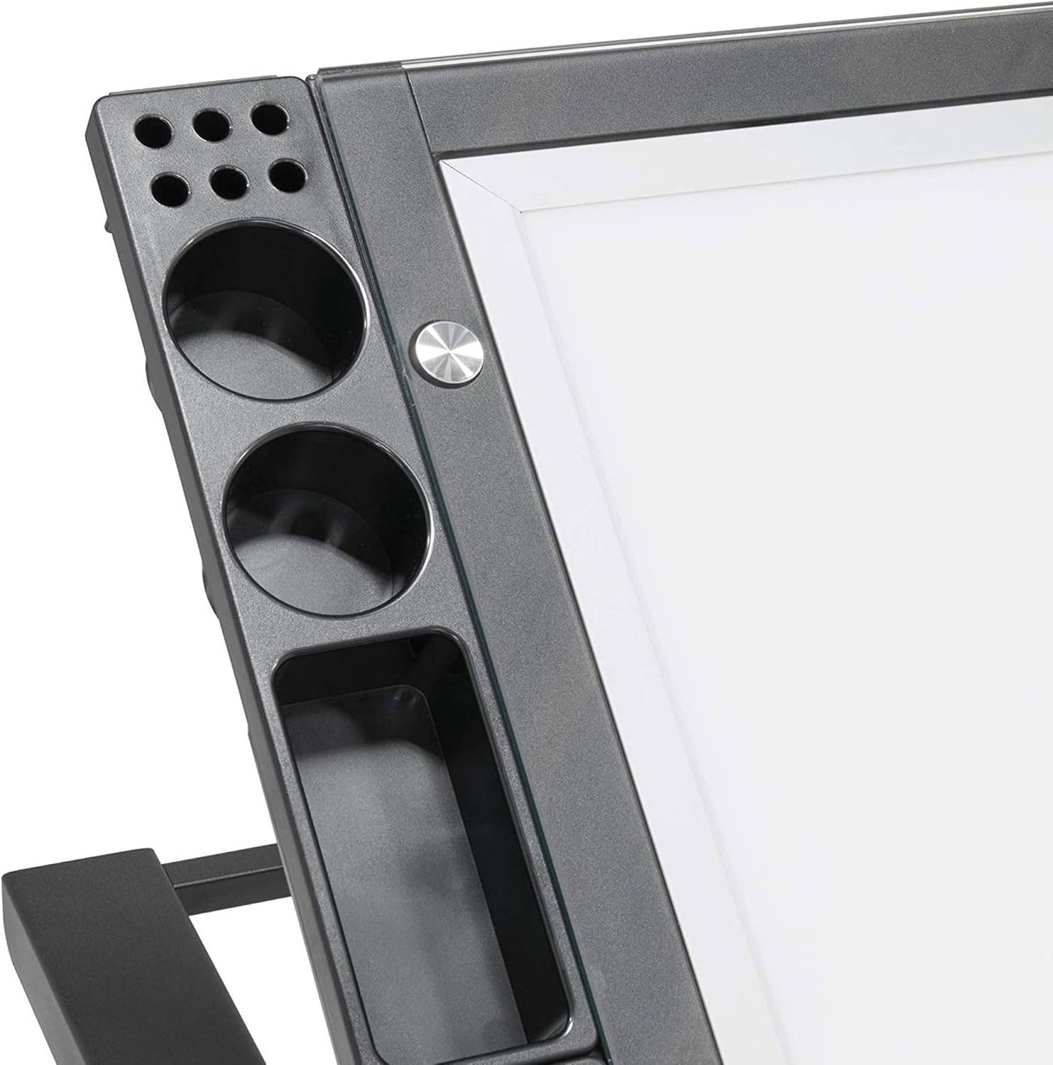 Artograph Futura Light Tracing Table for Artists with Storage and Adjustable Stand, Dimmable Night Glass Work Top