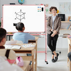Mobile Whiteboard, 48x32 Inches Dry Erase Board - Image 7