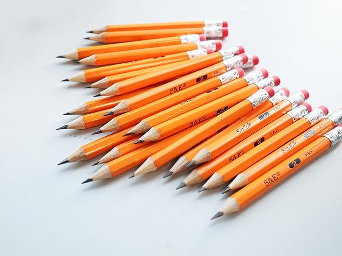 S & E TEACHER'S EDITION 600PCS 4'' Golf Pencils Pre-sharpened, Break-Resistant - Image 6