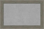 Amanti Art Grey Framed Magnetic Board 31x47 Large Vision Board by AmantiArt