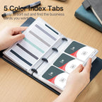 deli Business Card Book Holder, Business Card Organizer, Name Card Book Holder - Image 2