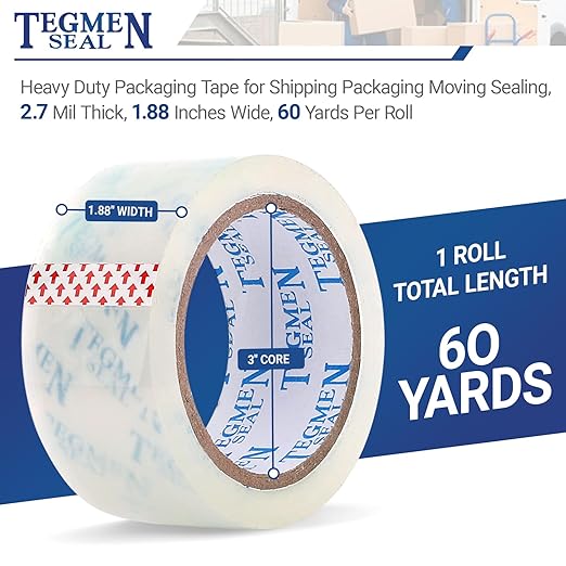 TegmenSeal Heavy Duty Clear Packing Tape - Image 7