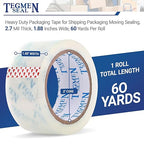 TegmenSeal Heavy Duty Clear Packing Tape - Image 7