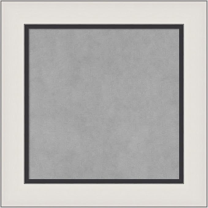 Amanti Art Silver Framed Magnetic Board 22x22 Small Vision Board by AmantiArt