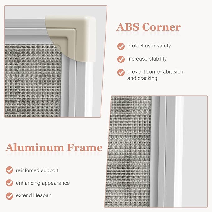 AMUSIGHT Double-Sided Large Cork Board - Image 4