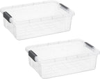 Superio Clear Storage Boxes