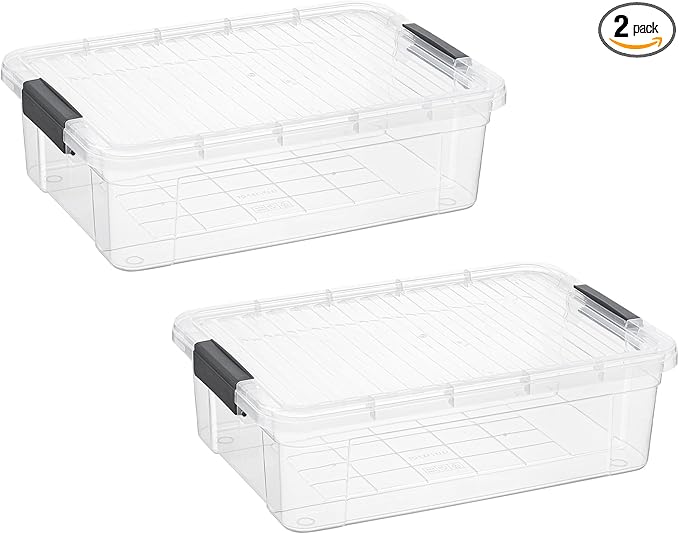 Superio Clear Storage Boxes by Superio