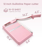 Paper Trimmer, Paper Cutter 12 Sheets, Cardstock/Laminate - Image 3