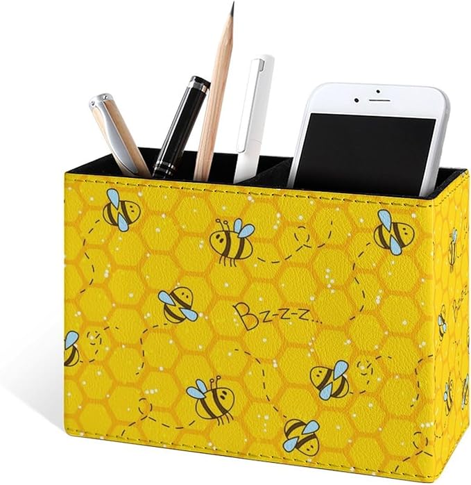 Famame Honeycomb Cute Bee Pencil Holder - Image 2