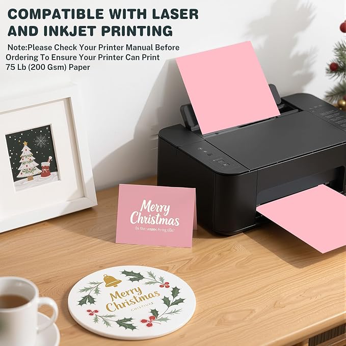 Cardstock 8.5 X 11, 40 Sheets, 75lb/ 200gsm Copy Paper, Cardstock Printer Paper - Image 4