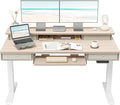 FEZIBO 55'' x 24" Height Adjustable Electric Standing Desk by FEZIBO