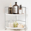 JANUS LiANG 2-Tier Corner Bathroom Countertop Organizer, Tiny Counter Corner by JANUSLiANG