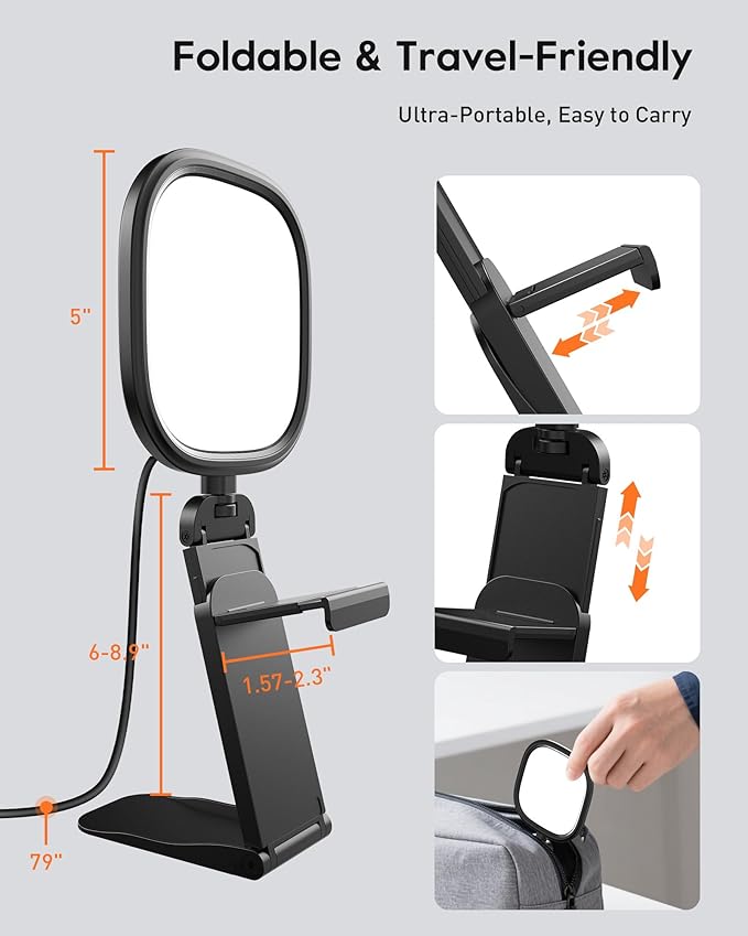 Upgraded Ring Light for Laptop, Monitor & Desk – Eye-Caring Diffused LED - Image 7