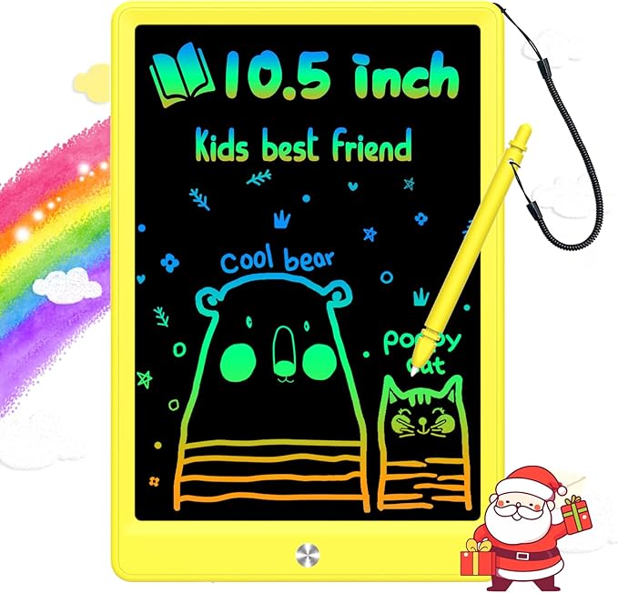BUKEBU LCD Writing Tablet Doodle Board, 10.5 inch Colorful Drawing Pad by BUKEBU