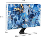 Baocicco Navy Blue Gold Marble Computer Monitor Dust Cover Creative Texture - Image 5