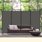 MAYOLIAH 4 Panel Privacy Screen Room Dividers 6FT Tall Portable Office Wall - Image 2