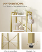 Hzuaneri Ladder Shelf, Bookshelf Bookcase, Freestanding Corner Storage Shelve - Image 4